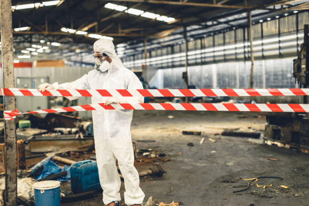 Professional Biohazard technician working in Spring Lake, NJ